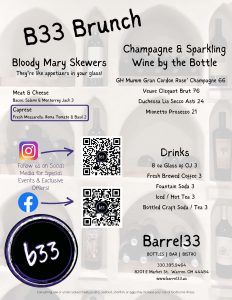 Brunch menu page 2